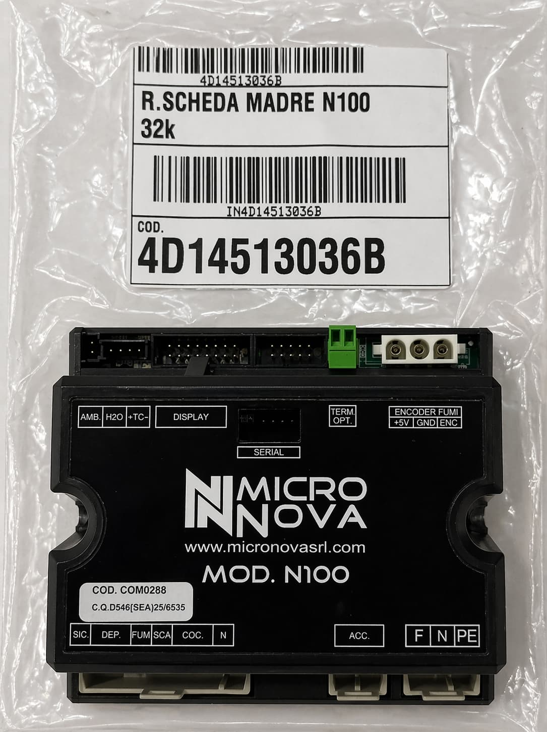 Tarjeta madre N100 32k con software Original Cadel